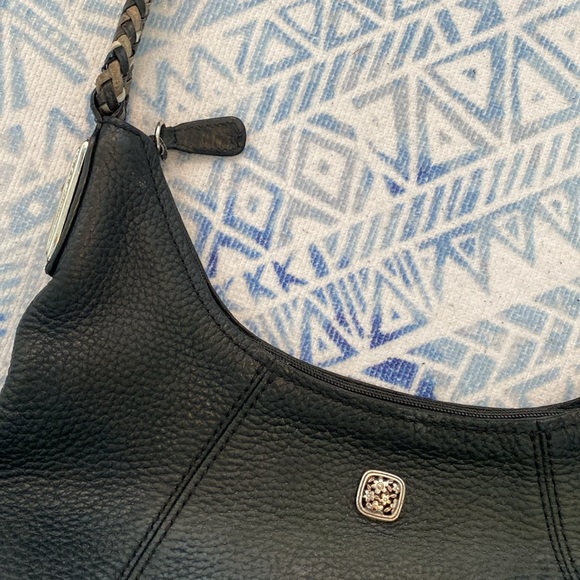 Brighton Black Leather Handbag - Picture 2 of 8